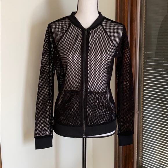 Kalani Collection Mesh Zippered Jacket Size XS - Picture 1 of 7